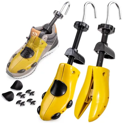 Productafbeelding van Schoenspanner schoenrekker - Hout - Set van 1 paar - Maat 36 tot 46 - 4-weg