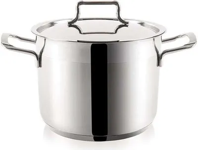 Produktbild von ORION Kochtopf Stahltopf mit Deckel 18/10 PREMIUM Induktion 4,6l