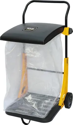 Produktbild von TEXAS Gartenwagen Abfallwagen Laubsammler Laubsack Gartensack fahrbar 80 Liter