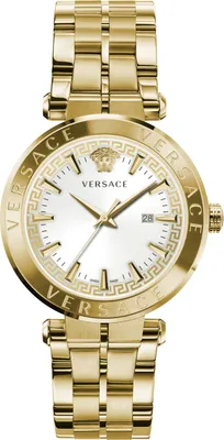 Produktbild von Versace VE2F00521 Aion weiss gold Edelstahl Armband Uhr Herren NEU