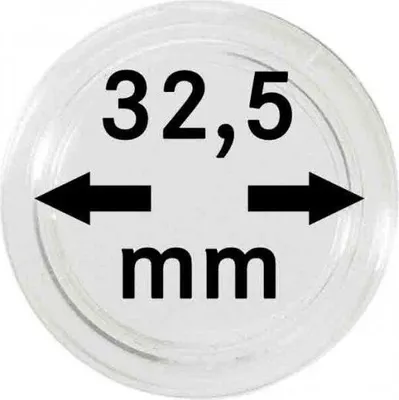 Produktbild von Lindner 2251325 Münzkapseln 32,5 mm-100er Pack