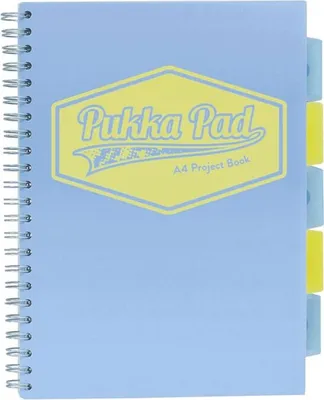 Immagine prodotto di Taccuino Pukka Pad A4 blu pastello Project Book