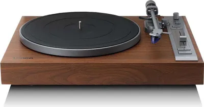 Produktbild von Lenco LBT-515WD - Premium Plattenspieler mit Direktantrieb, Ortofon 2M Blue Tonabnehmer und Bluetooth® - Holz