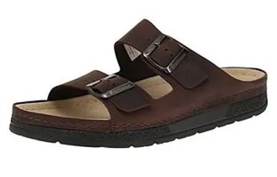Produktbild von Berkemann 01950 Adam Fettleder - Herren Pantolette - 453-Mokka