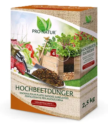 Zdjęcie produktu dla Pro Natur - Organiczno-mineralny nawóz do grządek podwyższonych, 2,5 kg