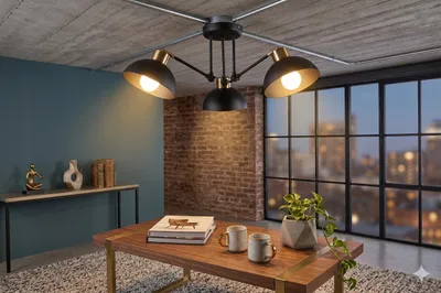 Zdjęcie produktu dla Euro-Lamp Lampa Sufitowa Madox 3 złoty 3X60W PRODUCENT