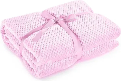 Zdjęcie produktu dla Koc Henry Tłoczony żakardowo 220x240 pudrowy róż DecoKing