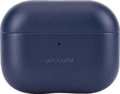 Produktbild von Decoded Lederhülle - Schutzhülle aus Leder für AirPods Pro 3 (Marineblau)
