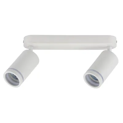 Immagine prodotto di Apparecchio da soffitto in metallo bianco 2xGU10 Apparecchio spot doppio a plafone
