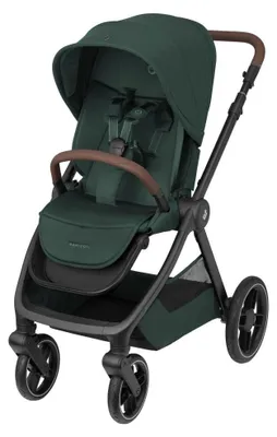 Produktbild von Maxi-Cosi Oxford Baby Kinderwagen, 0–4 Jahre, kompakt zusammenklappbar, Geräumiger Sitz, Sanfte Federung, 10 kg Aufbewahrungskorb, Twillic Green
