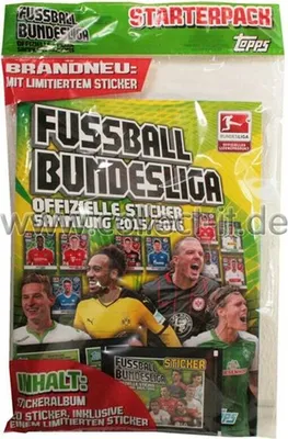 Immagine prodotto di Topps Bundesliga 2015/16 - Figurine da collezione - Pacchetto iniziale