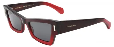 Produktbild von Ferragamo SF2006S Gradient transparent dark red 53/23/140 Damen Sonnenbrillen