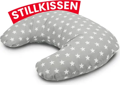 Produktbild von Amilian Stillkissen Klein – kompaktes Schwangerschaftskissen & Lagerungskissen für Mama & Baby – Seitenschläferkissen 60x42 cm, waschbar