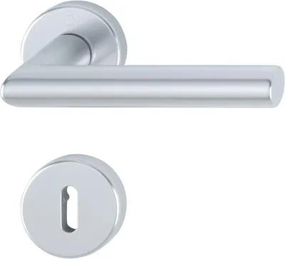 Produktbild von HOPPE Rosetten-Garnitur  Amsterdam  Aluminium Natur 1400/42KV/42KVS - 1773603