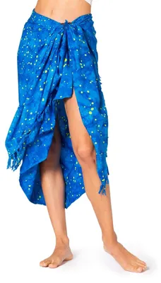 Produktbild von Handgefertigter Sarong mit einem einzigartigen, sternenbesetzten Design