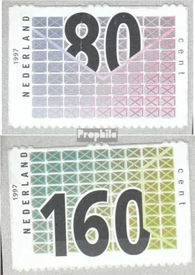 Produktbild von Briefmarken Niederlande 1997 Mi 1603-1604 (kompl.Ausg.) postfrisch Geschäftspost