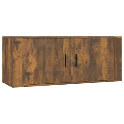 Produktbild von vidaXL TV-Wandschrank Räuchereiche 100x34,5x40 cm