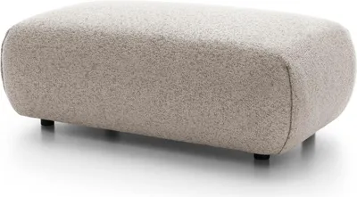 Imagen del producto de FURNLUX: Puf con compartimento de almacenamiento, gris, marrón y . Dimensiones: 113 x 43 x 70 cm. Color principal: gris
