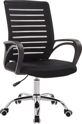 Produktbild von Bürostuhl Schreibtischstuhl Ergonomisch Wippfunktion Drehstuhl Chefsessel mit Mesh Netz Gaming Lordosenstütze Rückenlehne Chair Sitz Schwarz
