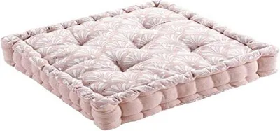 Produktbild von Unyqoos® Kissen – Innenkissen 45 x 45 x 10 cm, weiches Füllkissen aus 100% Baumwolle, rosa mit Metallic‑Muster, genäht, waschbar 30°C