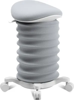 Produktbild von Topstar Sitness 4D mit Rollen grau/papyrus ergonomischer Sitzhocker, Aktivhocker gegen Rückenschmerzen