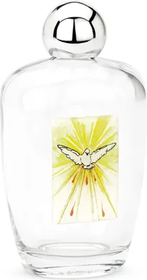 Produktbild von NKlaus 100ml Weihwasserflasche aus Glas motiv Bild Heiliger Geist 11x6x4 cm Wallfahrt 14352