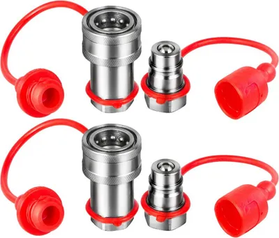 Obrázek produktu pro sada 2 hydraulických rychlospojek 16,5 mm NPT pro traktor