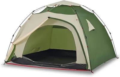 Imagen del producto de Tienda de campaña tipo cúpula para 4 personas, color azul, montaje rápido, impermeable