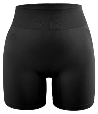 Immagine prodotto di Stark Soul® Seamless short leggings -OPAQUE- , pantaloncini fitness opachi, pantaloncini da ciclismo, - Nero - Taglia: S