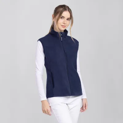 Produktbild von Damen Fleeceweste, navy, M : M : navy : 100% Polyester