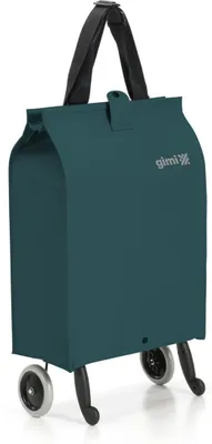 Immagine prodotto di Gimi Brava Plus, valigia con ruote, colore nero e blu navy, materiale: poliestere, capacità: 15 kg, 2 ruote, prodotto in Italia