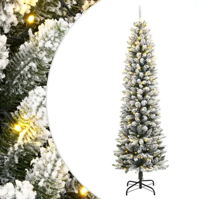 Obrázok produktu pre Umelý vianočný stromček 300 LED a snehové vločky 180 cm