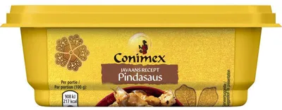 Produktbild von Conimex Pindasaus Javaans Rezept 292g – Würzige Erdnusssauce für Satay & Reisgerichte