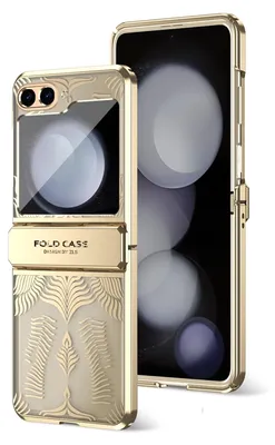 Produktbild von Handy Hülle für Samsung Galaxy Z Flip 5 Electroplated Design Engelsflügel Schutz