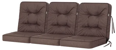 Imagen del producto de Cojín para banco de jardín 180cm Marrón