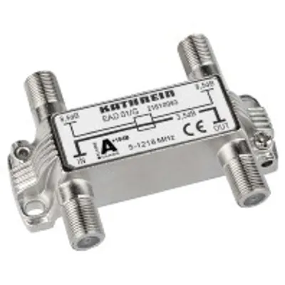Obrázek produktu pro Kathrein EAD 01/G, 75 ohm, 5 - 1218 MHz, Stříbrná, Zinek, 1 kusů, F