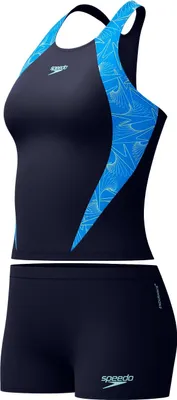 Image de Speedo Hyperboom Tankini pour femme , Couleur:Bleu, Taille:38