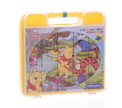 Produktbild von Clementoni - Würfelpuzzle - Winnie Pooh (20 Teile) Cubi Cubes Cubos Kinderpuzzle Puzzle