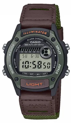 Produktbild von Casio Armbanduhr W-220HF-3AVEF digital mit Textilband