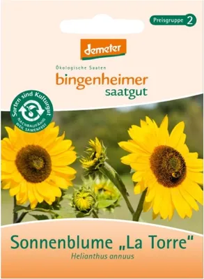 Produktbild von Bingenheimer Saatgut Sonnenblume La Torre 1 Stück