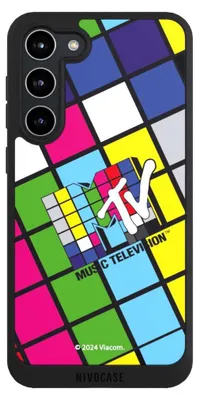 Produktbild von NIVOCASE Handyhülle für Samsung Galaxy S23+  Hülle NIVOpure Case Schwarz Fanartikel Offizielles Lizenzprodukt MTV Music Televison