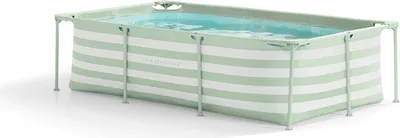 Produktbild von Swim Essentials Rahmenpool grün/weiß, 260 x 160 x 65 cm