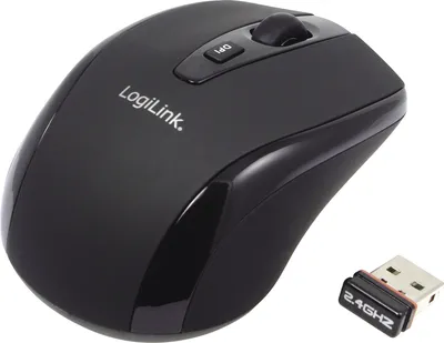 Produktbild von LogiLink Optische Mini-Funk-Maus schwarz