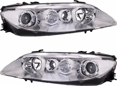 Produktbild von TYC Scheinwerfer Set für Mazda 6 6/2002-7/2005 H1 LWR Stellmotor Halogen