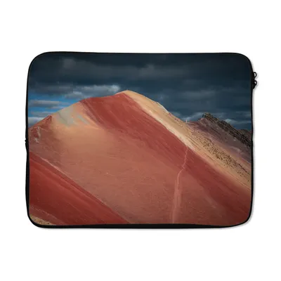 Produktbild von MuchoWow® Laptop Hülle 15 Zoll Landschaft - Natur - Berge - Wolken Laptoptasche - Laptoptasche - Sleeve - Rundum-Schutz