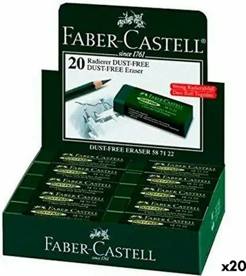 Produktbild von Radiergummi Faber-Castell grün (20 Stück)