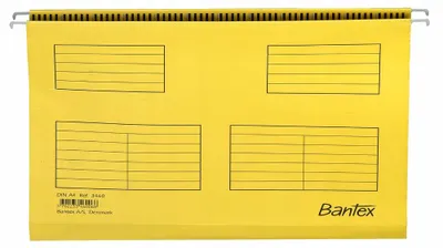 Produktbild von Bantex Hängemappe A4 Gelb Karton 220g/m²