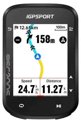 Image de Ordinateur de vélo, navigation GPS avec affichage couleur, connectivité sans fil, modèle BSC200S