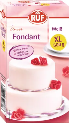 Produktbild von RUF Fondant Weiß 500 g