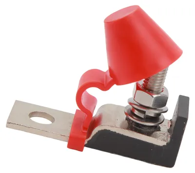 Image de Kit de bornier de fusibles 58 V avec goujon simple M8 pour plusieurs batteries : véhicules de chantier, bateaux, camions, camping-cars, véhicules de construction, 250 A
